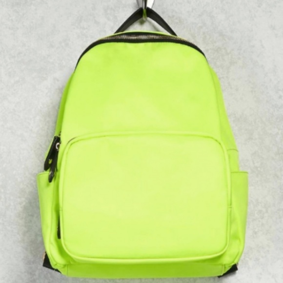 Forever 21 Handbags - 🎁 NWT Neon Yellow Back Pack